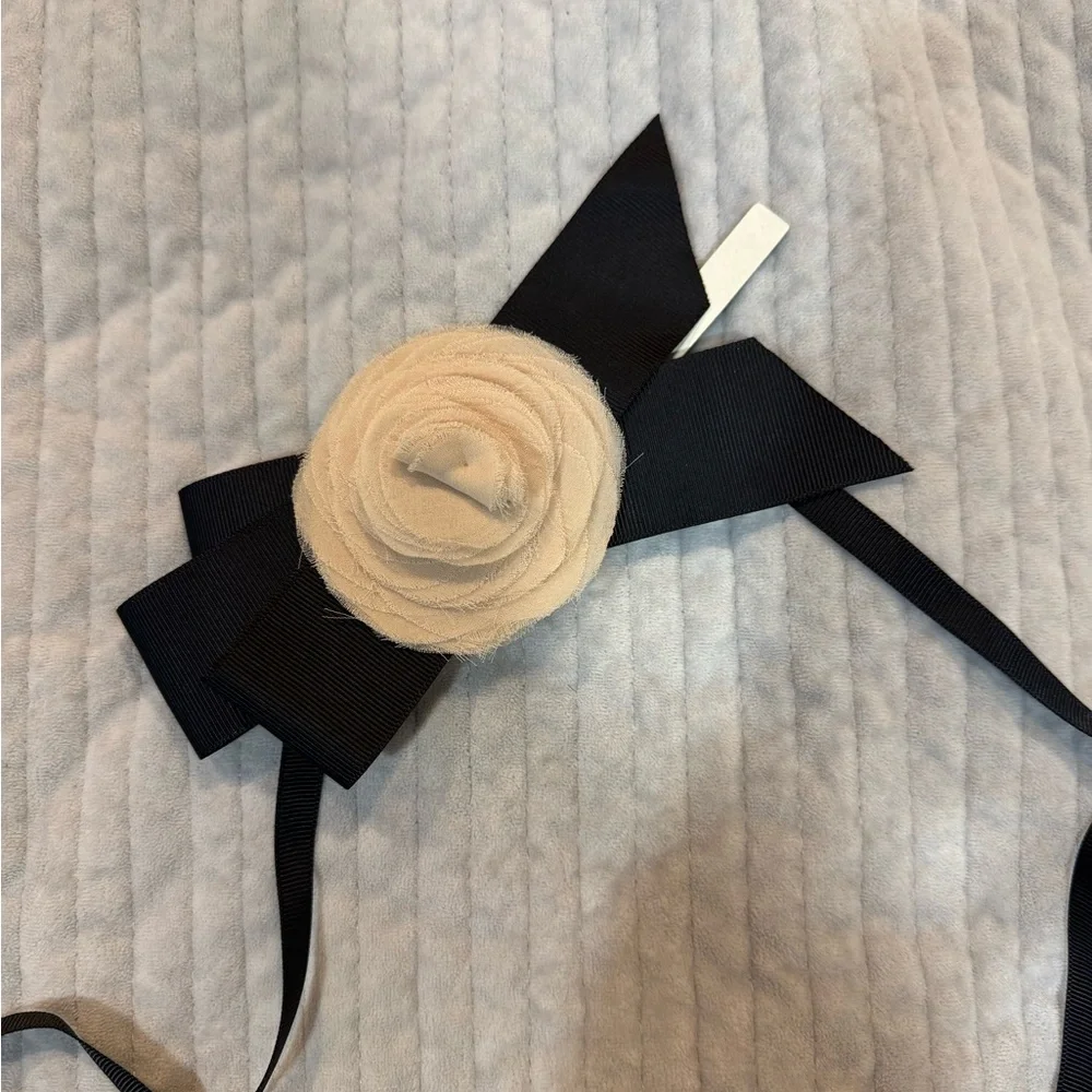 J. Crew black bow